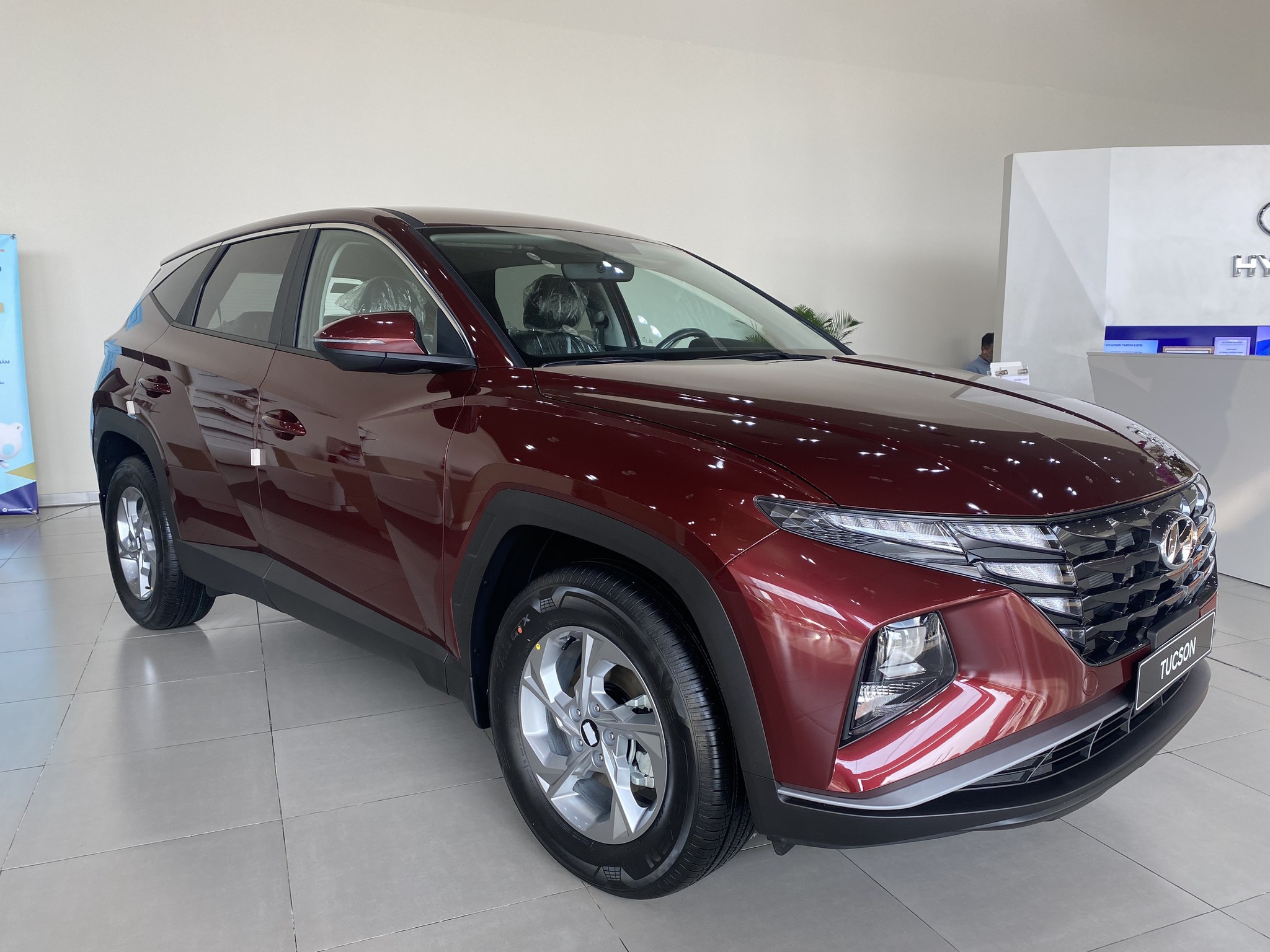 xe trưng bày tại hyundai quận 6