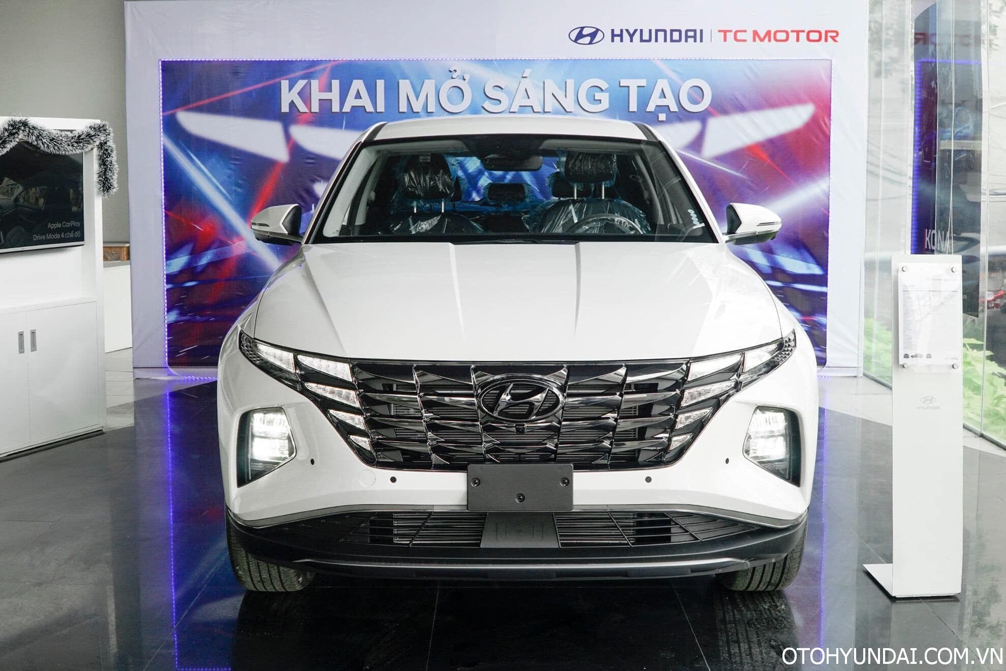 hyundai tucson màu trắng | ngoại thất xe hyundai tucson màu trắng