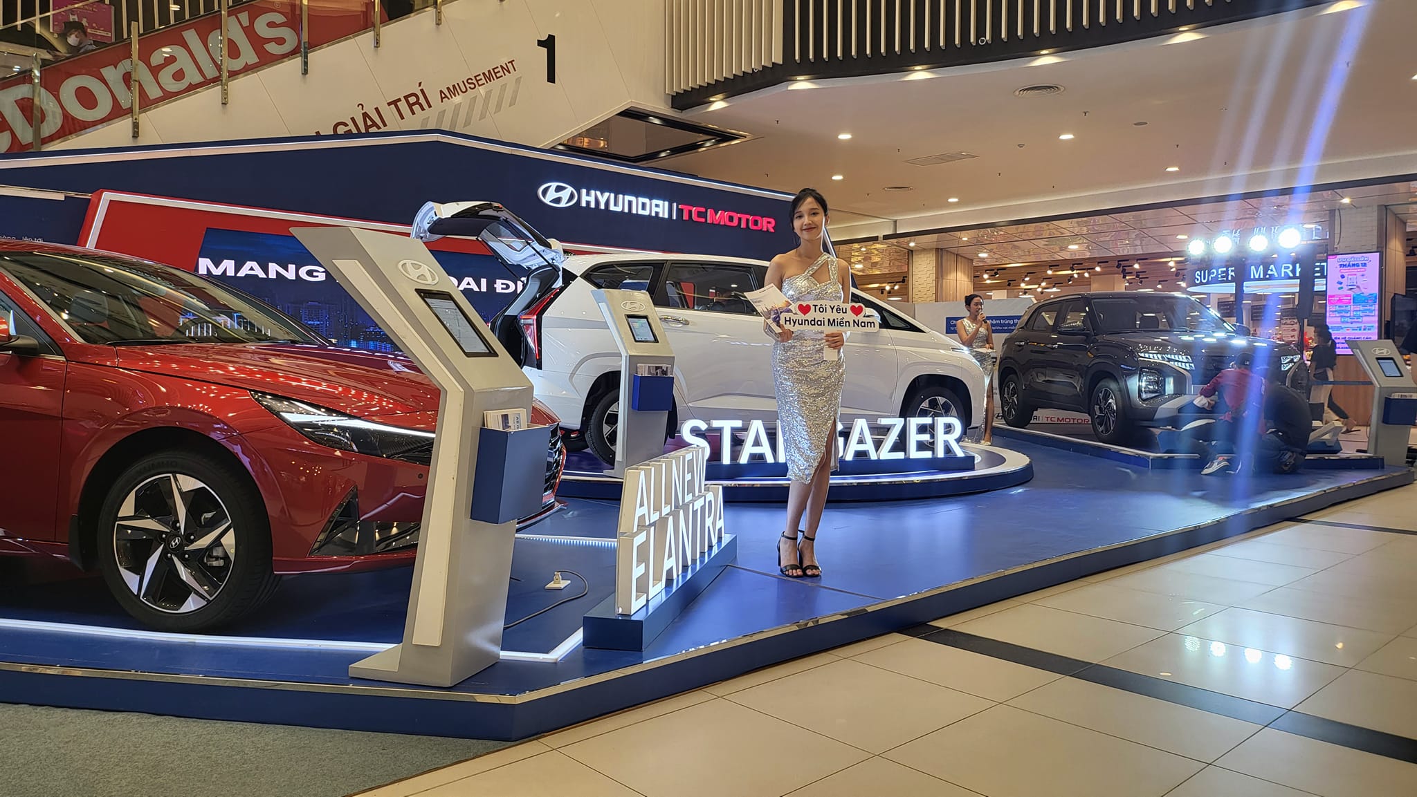 sự kiện giới thiệu xe hyundai tại aeon mall tân phú