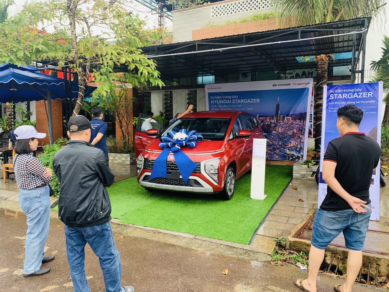 sự kiện trưng bày và lái thử xe tại hyundai bình định