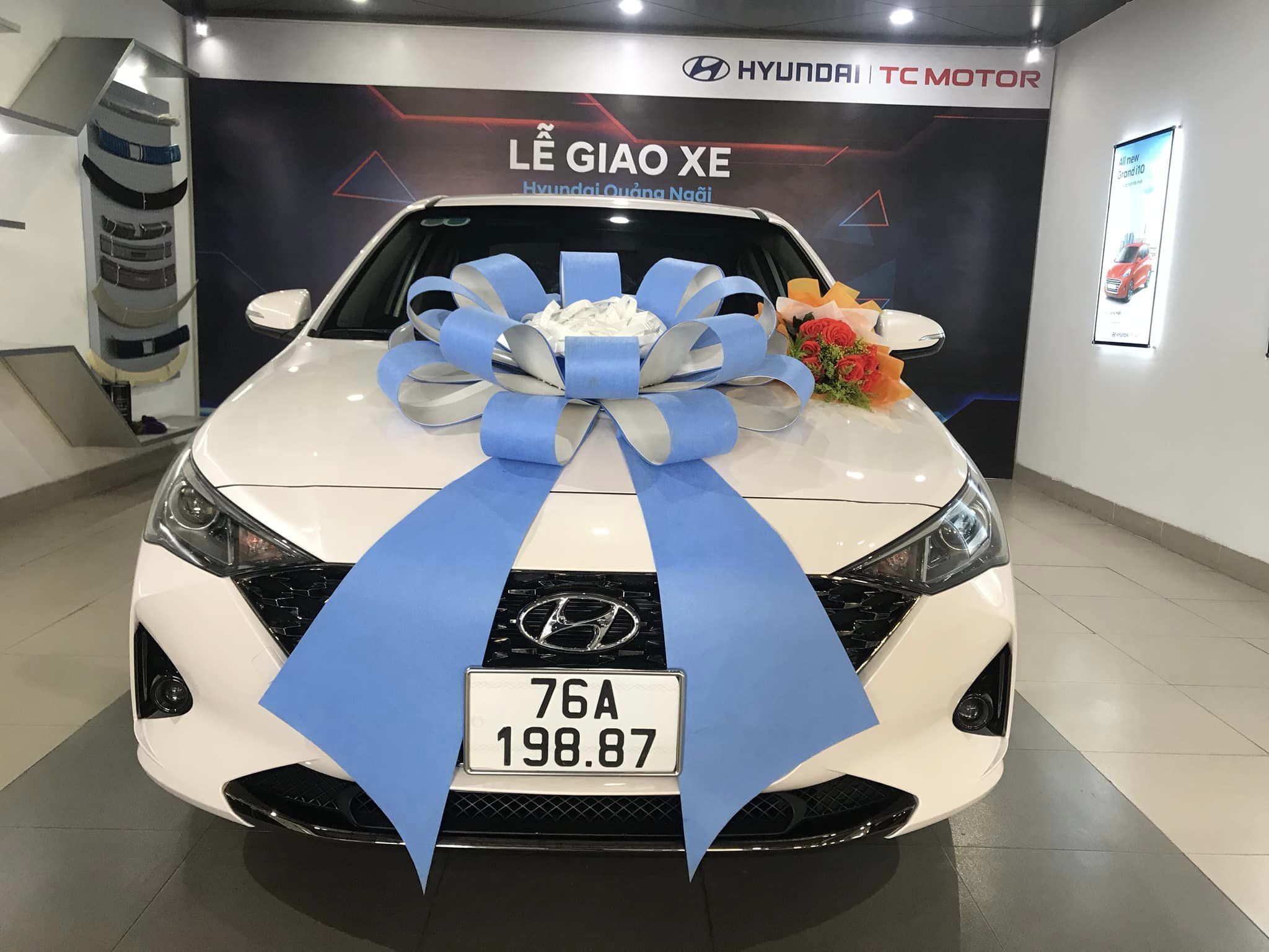 khu vực giao xe tại hyundai quảng ngãi