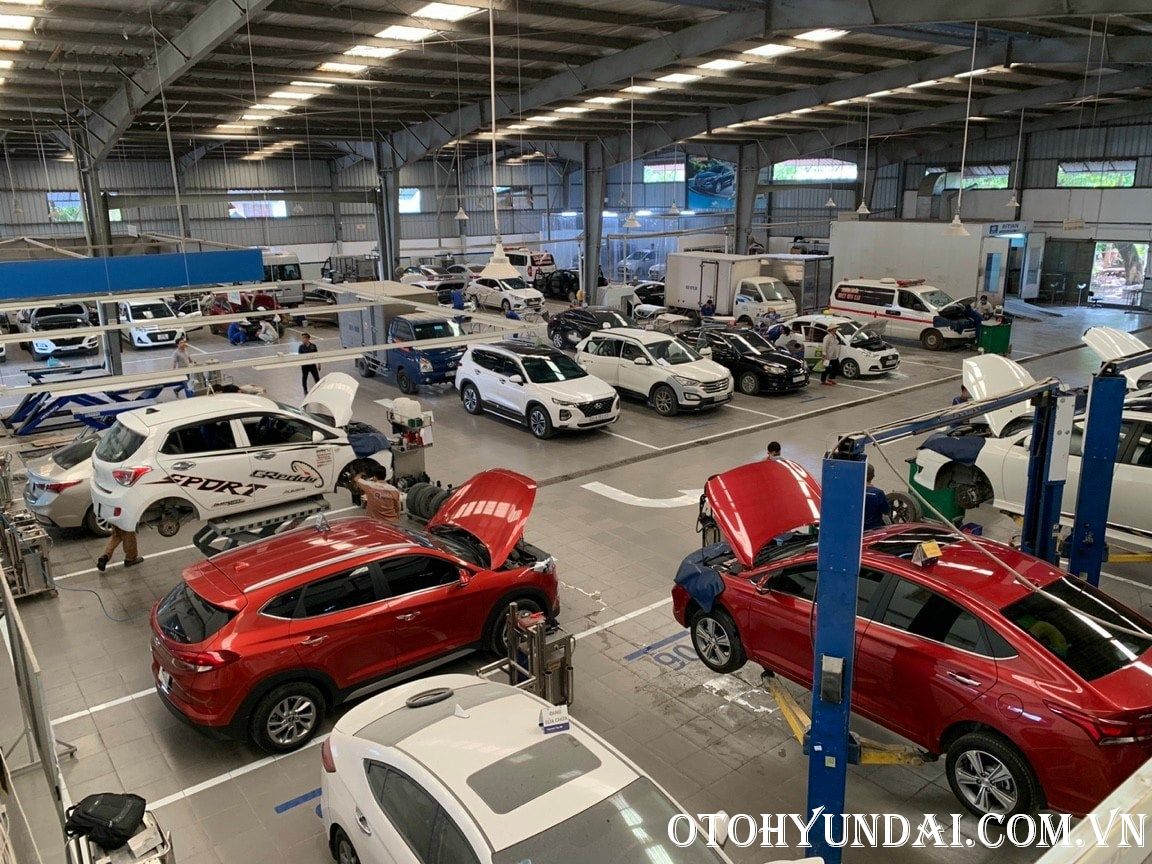 Bảo dưỡng xe ô tô Hyundai tại Hồ Chí Minh Xưởng dịch vụ ô tô Hyundai tại đại lý hyundai trường chinh quận tân bình