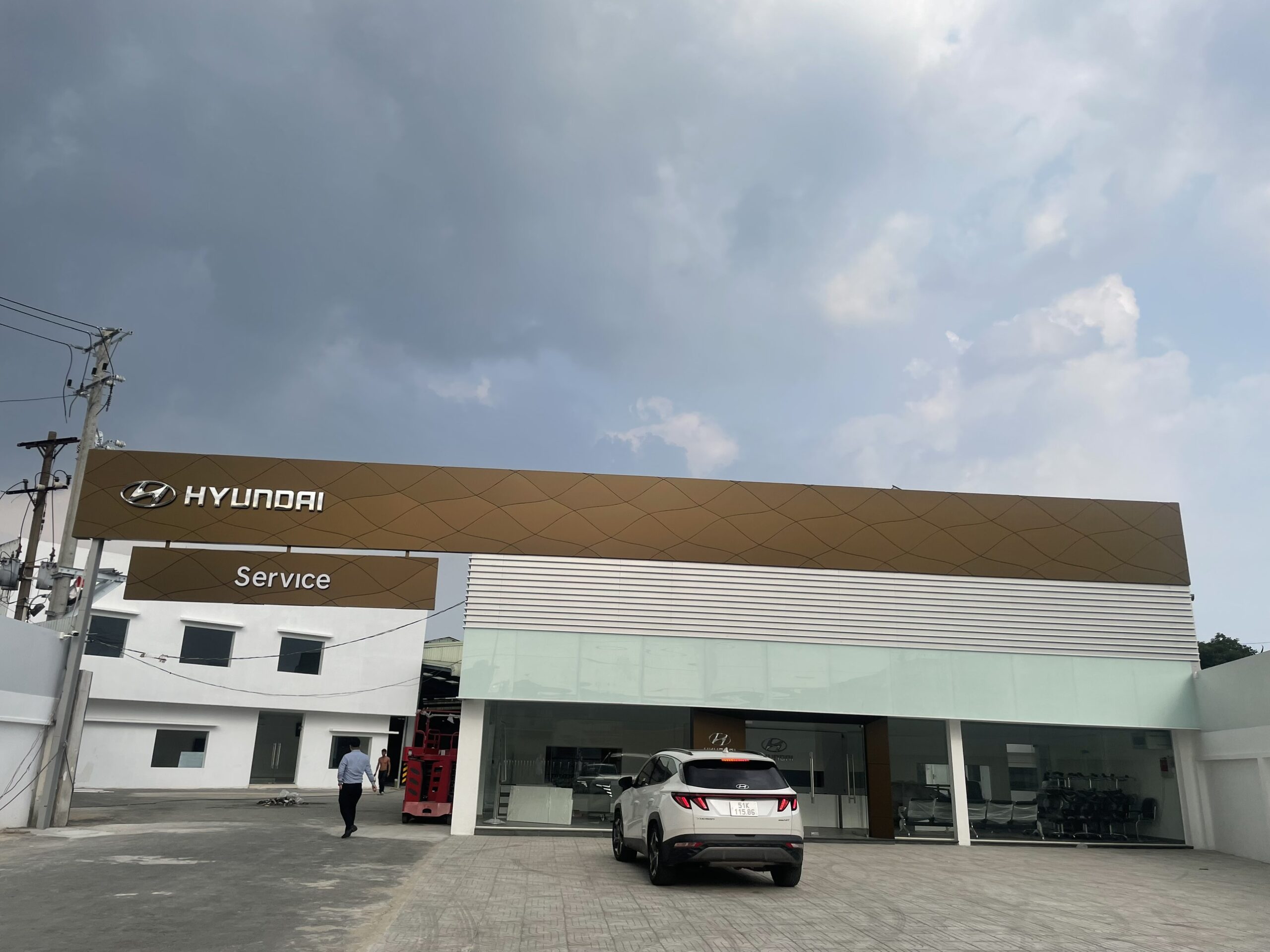 Xưởng dịch vụ Hyundai Trường Chinh 2S Quận Bình Tân sắp hoàn thành Cập nhật tiến độ xây dựng xưởng dịch vụ ô tô Hyundai Quận Bình Tân -1