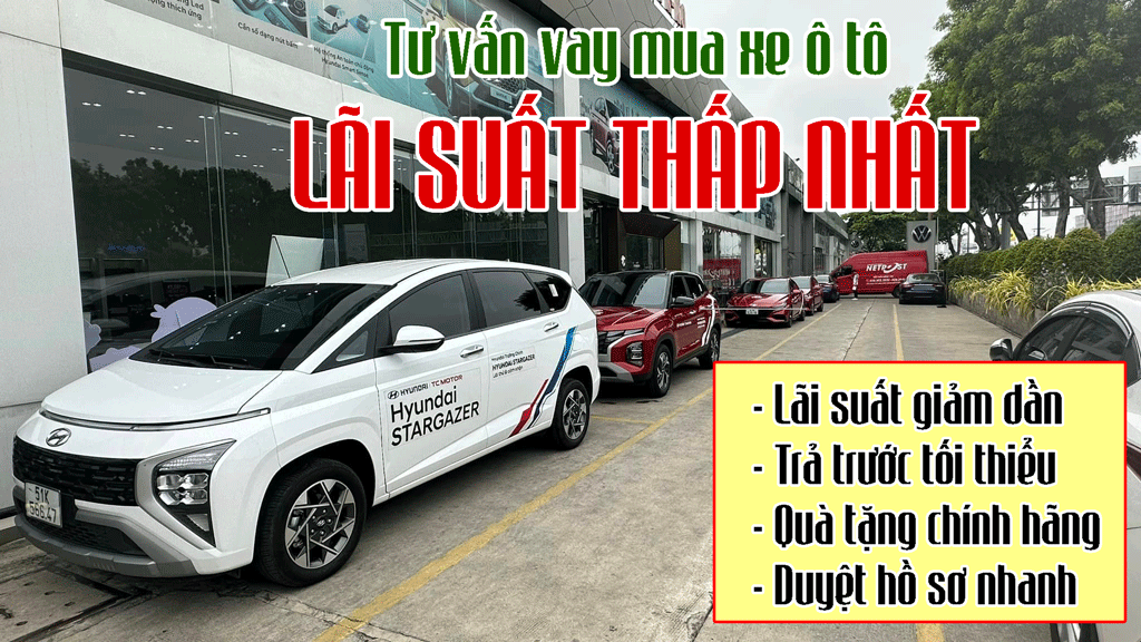 Tư vấn cho vay mua xe ô tô trả góp